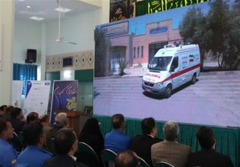 رزمایش مقابله با حادثه شیمیایی در شهرک صنعتی جهان آباد میبد