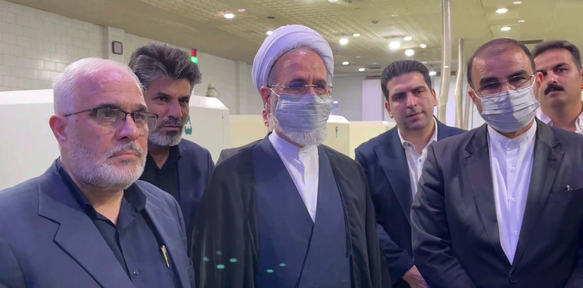ویدئو/ بازدید آیت الله اعرافی از شرکت های سرنگ میبد یاس و آرد آیدین تجارت ایساتیس
